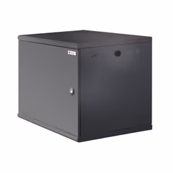 Techly Armadio Rack 19" a muro 6U sezione unica P 500mm Porta Cieca Nero, Da parete, 6U, 50 kg, Lucchetti, 17,4 kg, Nero