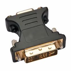 Techly Adattatore Video Analogico DVI Maschio/VGA Femmina Nero