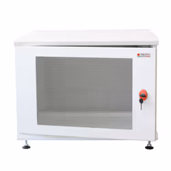 Techly Armadio Rack 19" ideale per Accumulatori Fotovoltaico 8U P600mm Bianco, Rack indipendenti, 8U, Lucchetti, Piedini rego ...