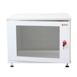 Techly Armadio Rack 19" ideale per Accumulatori Fotovoltaico 8U P600mm Bianco