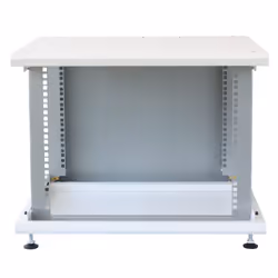 Techly Armadio Rack 19" ideale per Accumulatori Fotovoltaico 8U P600mm Bianco - Vista aggiuntiva 7