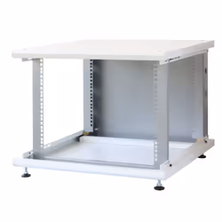 Techly Armadio Rack 19" ideale per Accumulatori Fotovoltaico 8U P600mm Bianco - Vista aggiuntiva 8