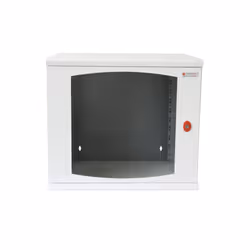 Techly Armadio Rack 19" a muro 13 unità sezione unica prof. 600mm Bianco