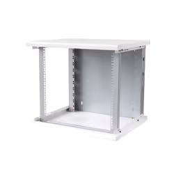 Techly Armadio Rack 19" a muro 16U sezione unica P.600mm Porta Cieca Bianco - Vista aggiuntiva 2