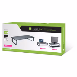 Techly ICA-MS 600TY Supporti a parete per TV Scrivania Nero