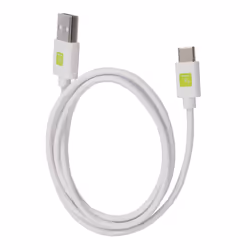 Techly ICOC MUSB20-CMAM10TW cavo USB USB 2.0 1 m USB A USB C Bianco