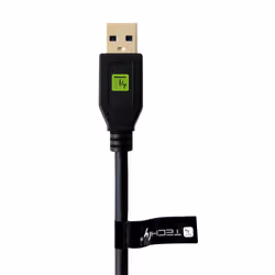 Techly ICOC MUSB312-CMAM05T cavo USB USB 3.2 Gen 1 (3.1 Gen 1) 0,5 m USB A USB C Nero