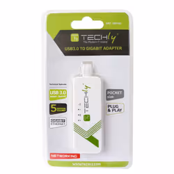 Techly IDATA USB-ETGIGA-3A scheda di rete e adattatore Ethernet 5000 Mbit/s