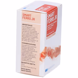 Smart Ferro Jr 20 Stick Pack Gusto Vaniglia 30 g Polvere per soluzione orale