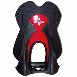 Alpinestars Plate For BNS Tech Carbon Piastra di ricambio, nero-rosso per uomo