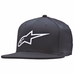 Alpinestars Ageless Flat Cap, nero-bianco, dimensione L XL per uomo