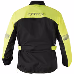Alpinestars Hurricane Giacca antipioggia, nero-giallo, dimensione XL per uomo