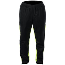 Alpinestars Hurricane Pantaloni pioggia, nero-giallo, dimensione S per uomo