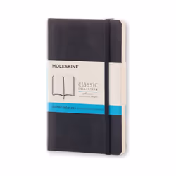 Moleskine 805-12-7289-273-4, Monocromatico, Nero, 70 g/m², Copertina morbida, Adulto