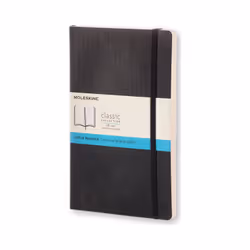 Moleskine 805-12-7289-274-1, Monocromatico, Nero, Opaco, 70 g/m², Copertina morbida, Adulto