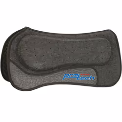 Sottosella in neoprene ruvido con fori. Rinforzi in pelle e inserti in neoprene sul garrese. Maggiore imbottitura sui lati de ...