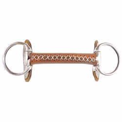 Filetto ad oliva Filetto ad oliva intero in inox ricoperta in cuoio spessore 21 mm Misure: 12.5 cm - 13.5 cm - 14.5 cm FILETT ...