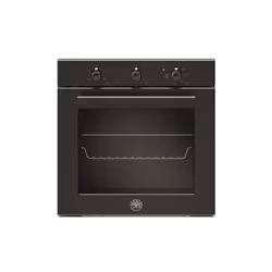 Bertazzoni La Germania F605PROEKN, Largo, Forno elettrico, 76 L, 76 L, Da incasso, Carbonio