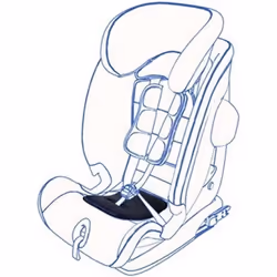Qshino INU300 accessorio per seggiolini auto Dispositivo smart pad antiabbandono per seggiolini - Vista aggiuntiva 6