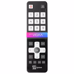 TELE System 58035024, TV, Pulsanti, Nero