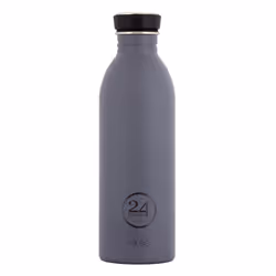 24Bottles Urban Bottle, 500 ml, Uso quotidiano, Grigio, Acciaio inox, Tappo avvitabile, Torsione