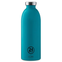 24Bottles Clima Uso quotidiano 850 ml Acciaio inox Nero, Blu