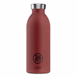 24Bottles Clima, 500 ml, Uso quotidiano, Rosso, Acciaio inox, Country Red, Adulto
