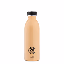 24Bottles Urban, 500 ml, Uso quotidiano, Arancione, Pesca, Acciaio inox, Acciaio inox