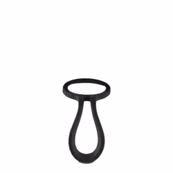 24Bottles Bottle Tie, Portabottiglie, Nero, Silicone, 6 g, 1 pz