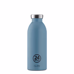 24Bottles Thermosflasche Clima 500ml Powder, 500 ml, Uso quotidiano, Blu, Acciaio inox, 205 mm, 7,3 cm