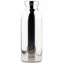 24Bottles Clima, 500 ml, Uso quotidiano, Nero, Bianco, Acciaio inox, Adulto, 12 h