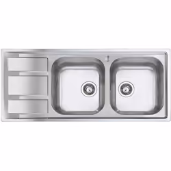 Foster FM 86.1V.STD, Acciaio inox, Acciaio inox, 2 ciotole, 362,5 x 400 mm, 362,5 x 400 mm, 8,89 cm (3.5")