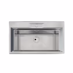Foster FL 86.1V.STD, Lavello montato su piano, Rettangolare, Acciaio inox, Acciaio spazzolato, 1 ciotole, Rettangolare