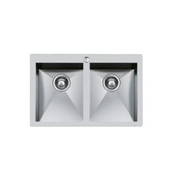 Foster Quadra 80.2V.SF Rettangolare Acciaio inox