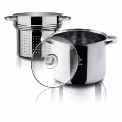 Aeternum AP000077, Acciaio inox, Ceramica, Gas, Alogena, Induzione, Piastra sigillata, Pasta, 22 cm, 330 mm, 240 mm