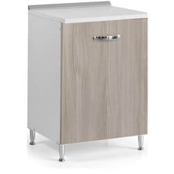 Base cucina con anta 60x50x85H colore olmo