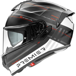 Premier Evoluzione SP 2 BM Casco, nero-bianco-rosso, dimensione L per uomo