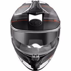Premier Evoluzione SP 2 BM Casco, nero-bianco-rosso, dimensione L per uomo