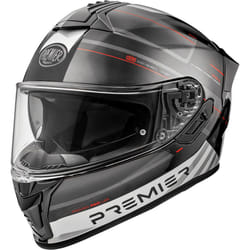 Premier Evoluzione SP 92 Casco, nero-grigio, dimensione M per uomo
