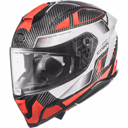 Premier Hyper Carbon TK 92 Casco, nero-rosso-argento, dimensione L per uomo