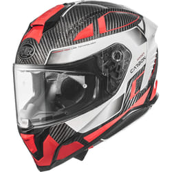 Premier Hyper Carbon TK 92 Casco, nero-rosso-argento, dimensione L per uomo