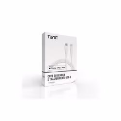 TUNIT TTCL01 cavo USB 1 m USB C USB C/Lightning Bianco - Vista aggiuntiva 3
