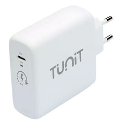 TUNIT TTWCPD100 Caricabatterie per dispositivi mobili Universale Bianco AC Auto