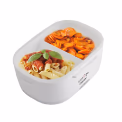 Beper 90.920G Contenitore per il pranzo 1 L ABS, Plastica, Acciaio Bianco, Giallo 1 pz