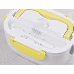 Beper 90.920G Contenitore per il pranzo 1 L ABS, Plastica, Acciaio Bianco, Giallo 1 pz