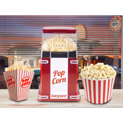 Beper 90.590Y macchina per popcorn Rosso, Bianco 3 min 1200 W - Vista aggiuntiva 8