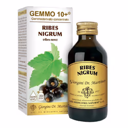 Dr. Giorgini Gemmo 10+ Ribes Nero è un integratore alimentare a base di ribes nero per il sistema immunitario