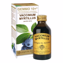 Dr Giorgini Gemmo 10+ Mirtillo Nero è un integratore alimentare indicato per dare energie. Flacone da 100ml. 