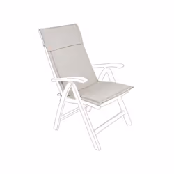 Rendi il tuo momento di relax all'aperto ancora più piacevole e confortevole con il Cuscino Poly180 per Schienale di Bizzotto ...