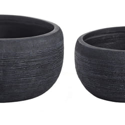 Vaso graffiti ciotola nera s